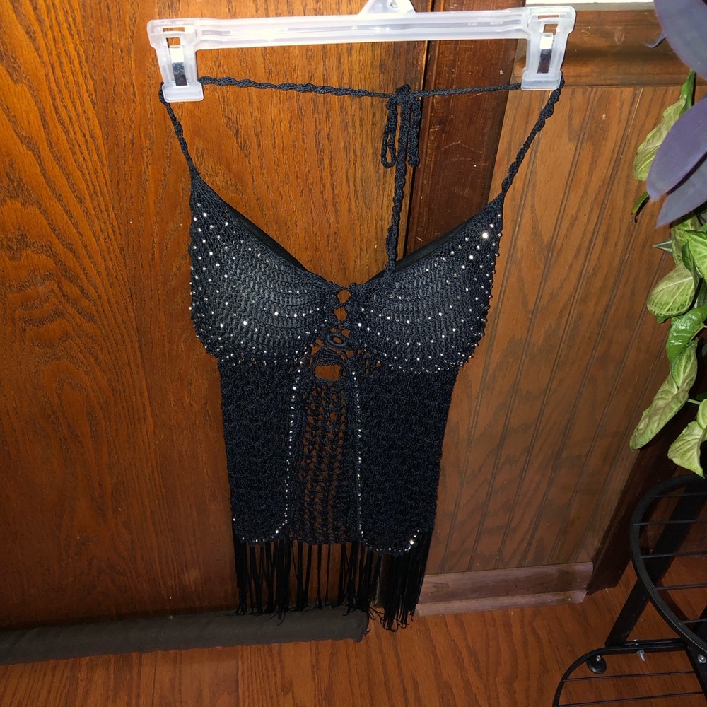 Ladies BIKER BLING HALTER